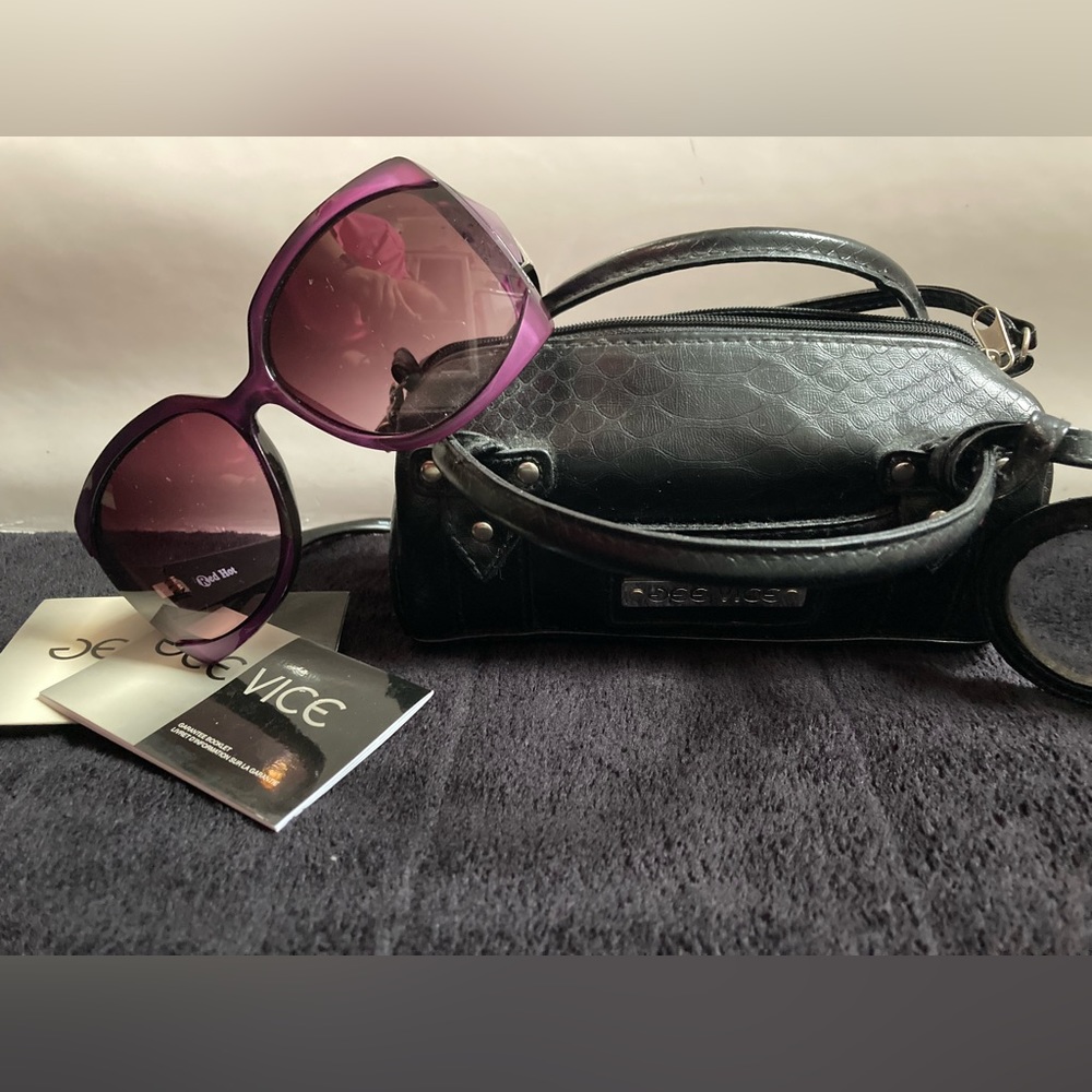 JEE VICE Designer Original Red Hot Mod Women’s Purple Sunglasses